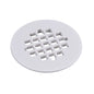 Round Snap-Tite Strainer - White - 4-1/4"