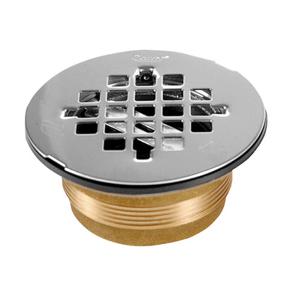 140 Round No-Caulk Shower Drain - 2" - Push-On Connection