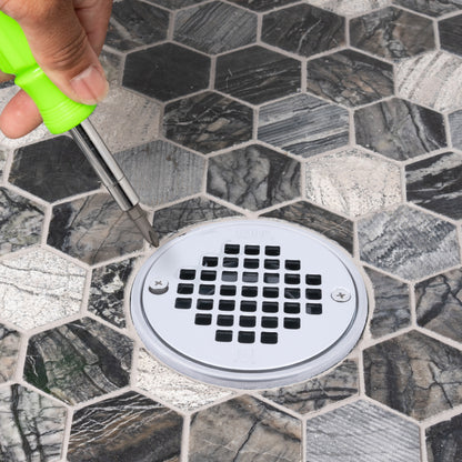130 Series Low Profile Testable Shower Pan Drain - PVC Drain