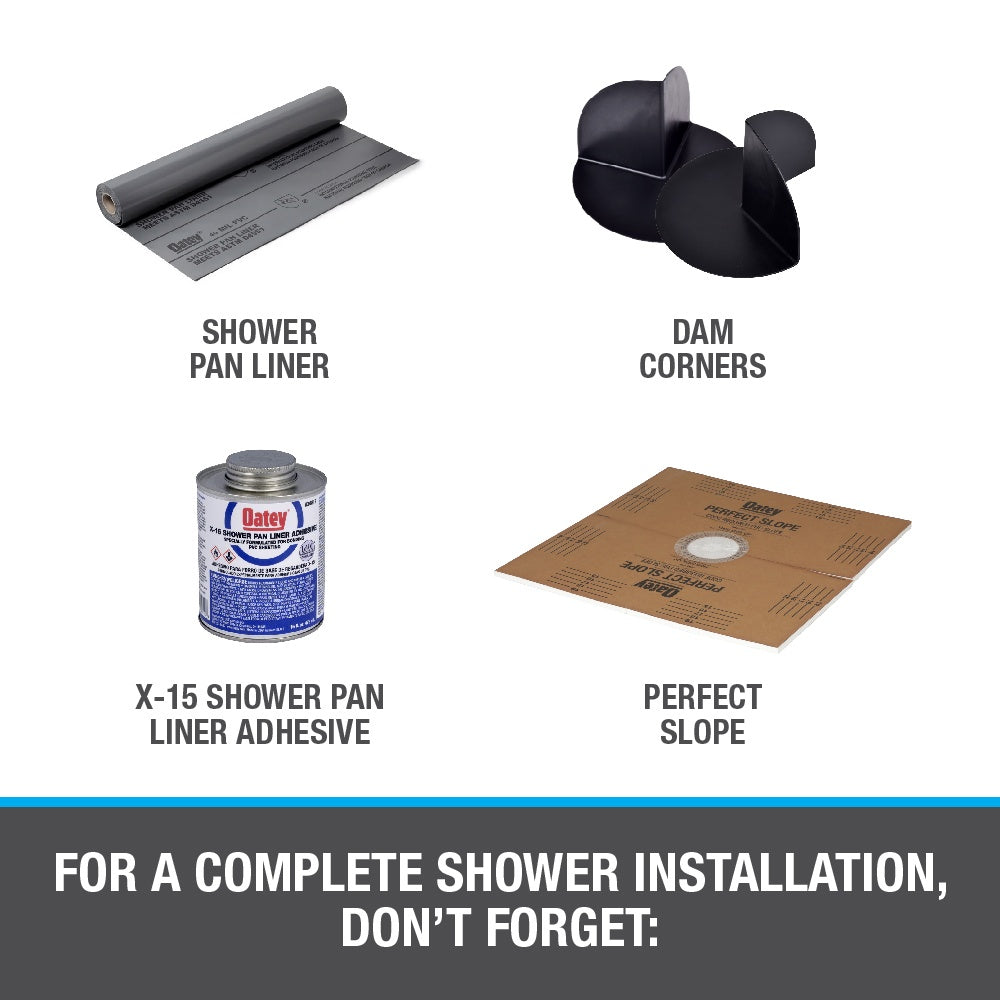 101 Shower Drain with Stainless Steel Strainer - 2"