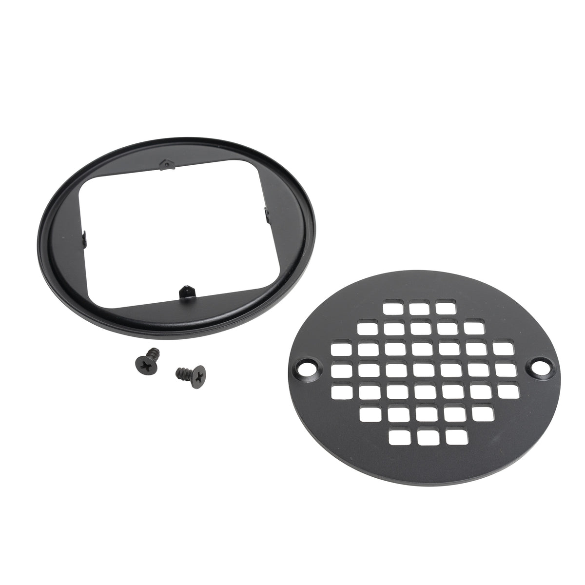 130 Round Strainer - Stainless Steel - Matte Black