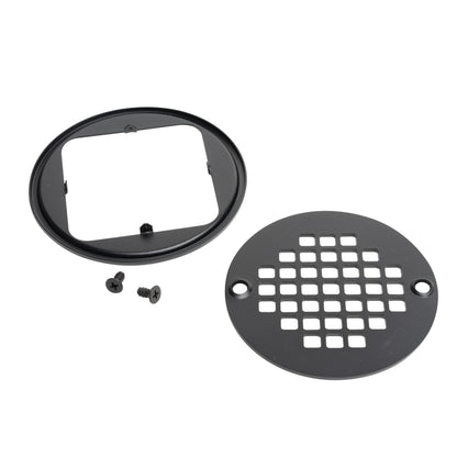 130 Round Strainer - Stainless Steel - Matte Black