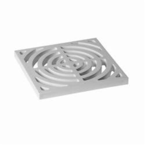 Full Top Grate - White - 9" L x 9" W