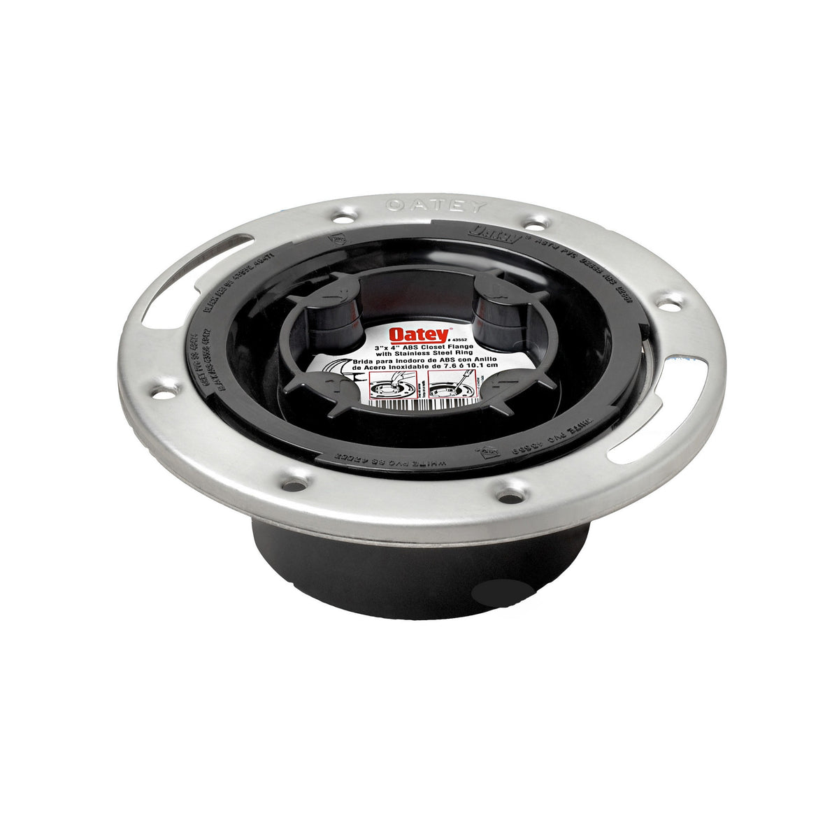 Closet Flange - 3 to 4" Pipe - ABS