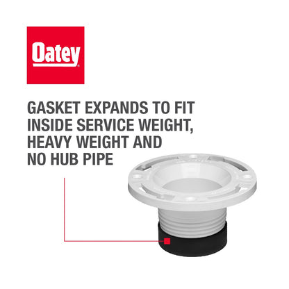 4" TWIST-N-SET ABS FLANGE