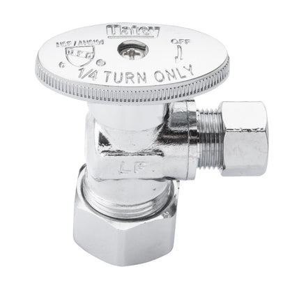 Quarter Turn Straight Stop Valve - 5/8 - Lead-Free
