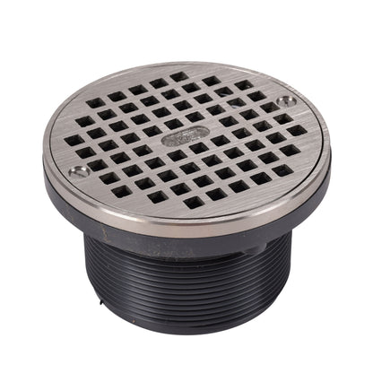 Round Adjustable Barrel with Nickel Grate and Ring - 5"