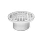 Round Adjustable Barrel with Nickel Grate and Ring - 5"