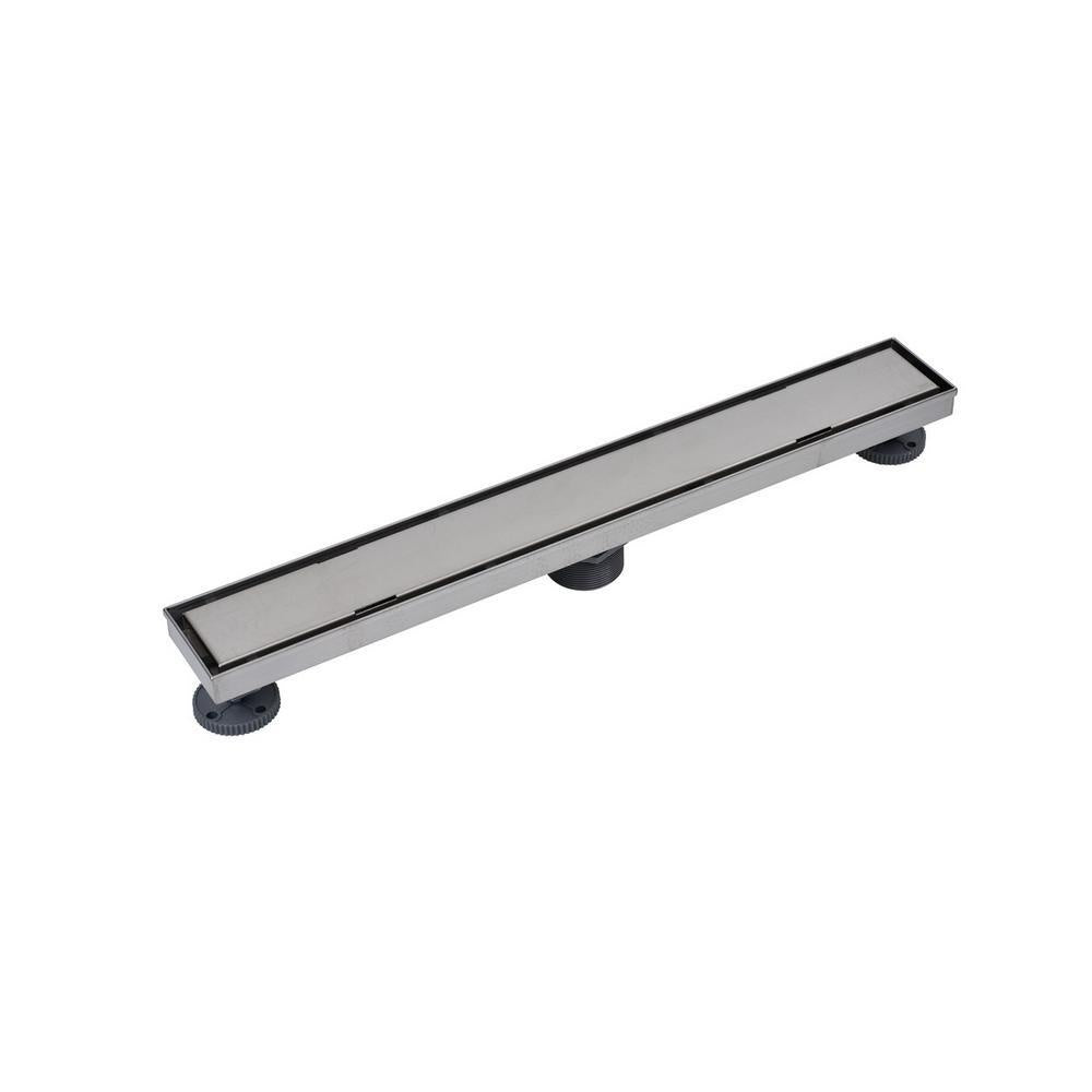 Linear Shower Drain with Tile-in Grate - DLS1240R2