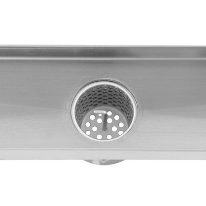 Linear Shower Drain with Tile-in Grate - DLS1240R2