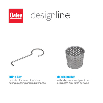 Series Decorative Shower Drain - 6" L x 6" W