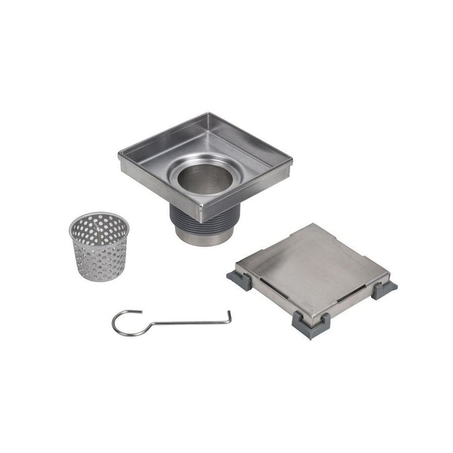 Series Decorative Shower Drain - 6" L x 6" W