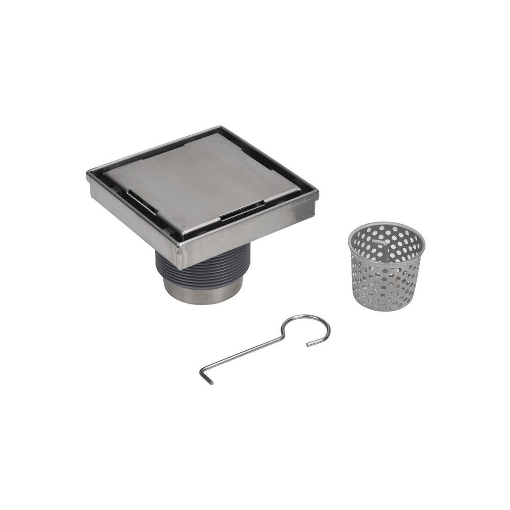 Series Decorative Shower Drain - 6" L x 6" W