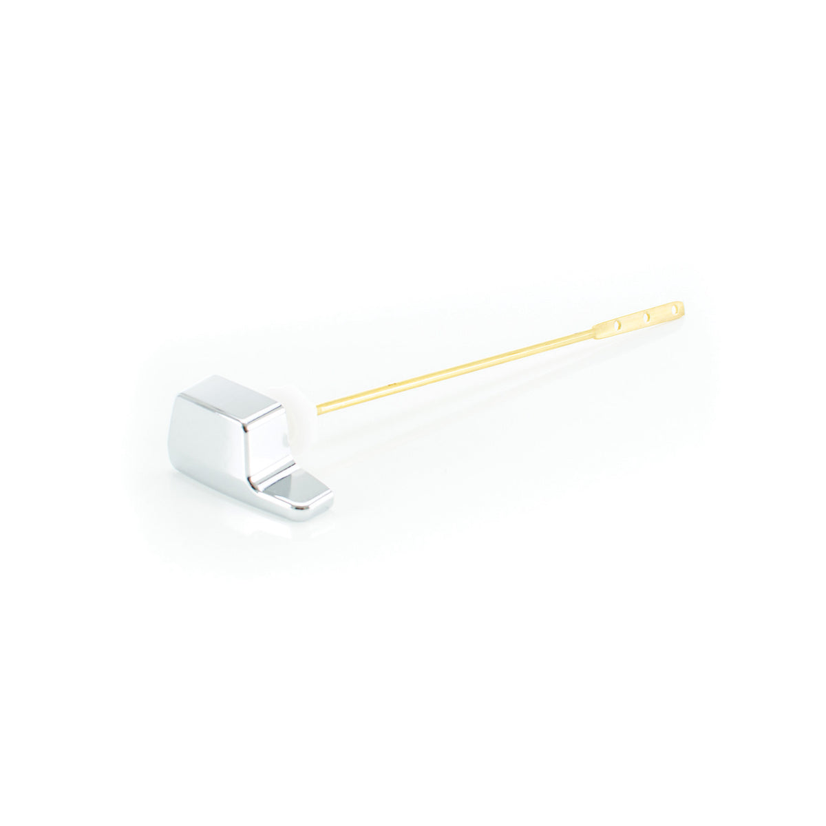 PASCO 1054 Side Mount Toilet Tank Trip Lever, 10 in L Arm, Plastic Lock Nut, Plastic Spud, Polished Chrome