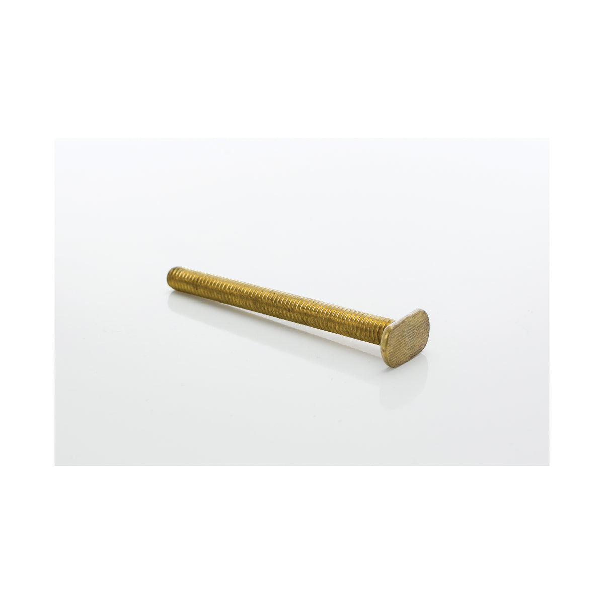 Closet Bolt - 5/16" x 3-1/2" L Thread - Brass