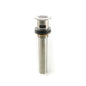 PASCO 1176 Commercial Lavatory Drain, 1-1/4 x 6 in Nominal, Stainless Steel/Brass/Rubber, Chrome Plated