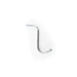 High Rise Shower Arm - 8" L - Brass
