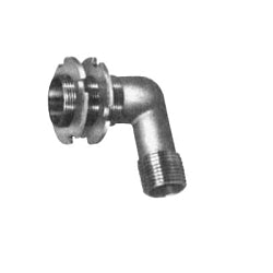 Fiberglass Shower Arm Elbow - Brass