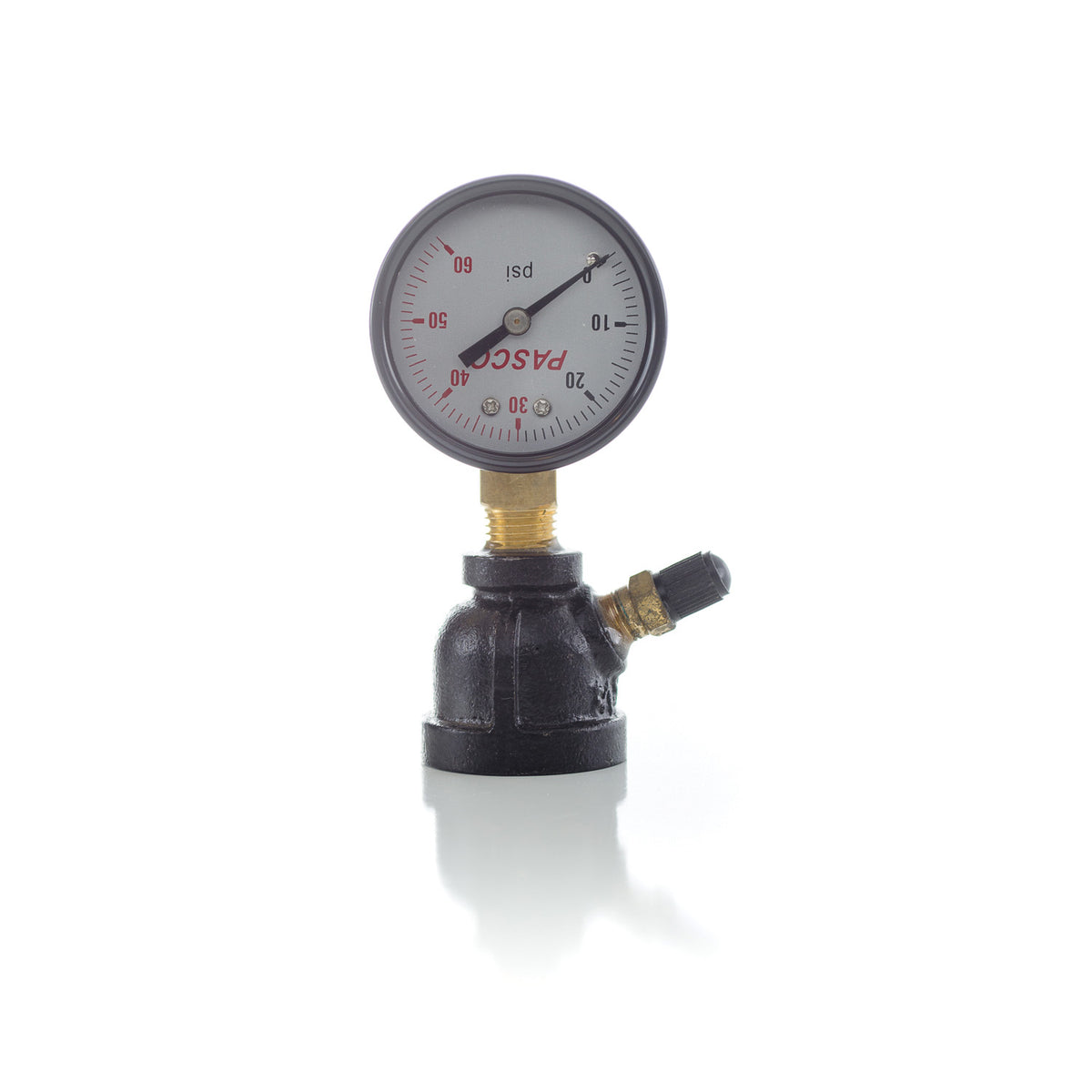 Bell Reducer Air Test Gauge Assembly - 0 to 60 PSI