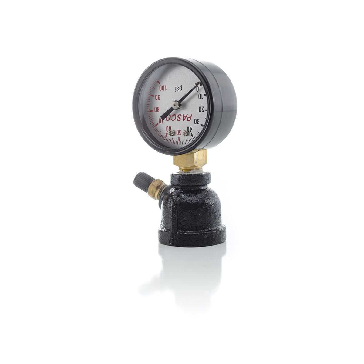 Bell Reducer Air Test Gauge Assembly - 0 to 100 PSI