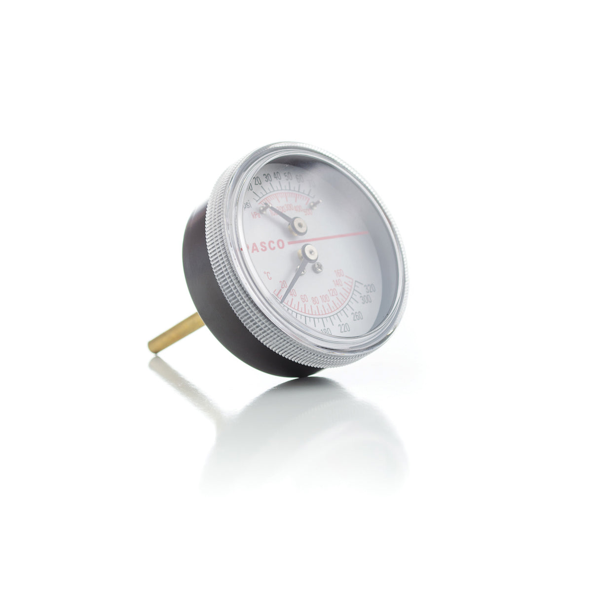 PASCO 1435 Dual Scale Pressure/Temperature Boiler Gauge