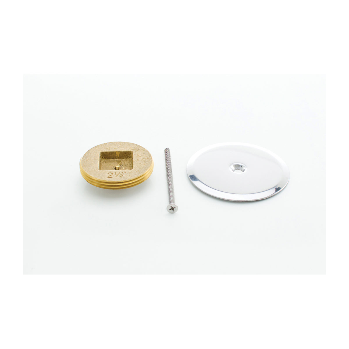 PASCO 1781 Square Countersunk Cleanout Plug, 2-1/2 in Cleanout