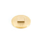 Raised Head Cleanout Plug - Brass - 3-1/2"