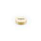 Countersunk Slot Cleanout Plug - 2-1/2" - Brass