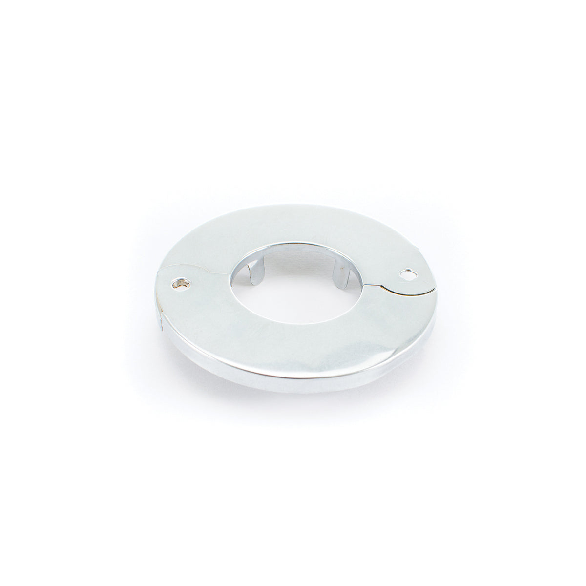 PASCO Sure Grip 2814 Economy Floor and Ceiling Plate Without Springs, 1-1/4 in IPS x 1-1/2 in CWT Thread, Steel, Polished Chrome