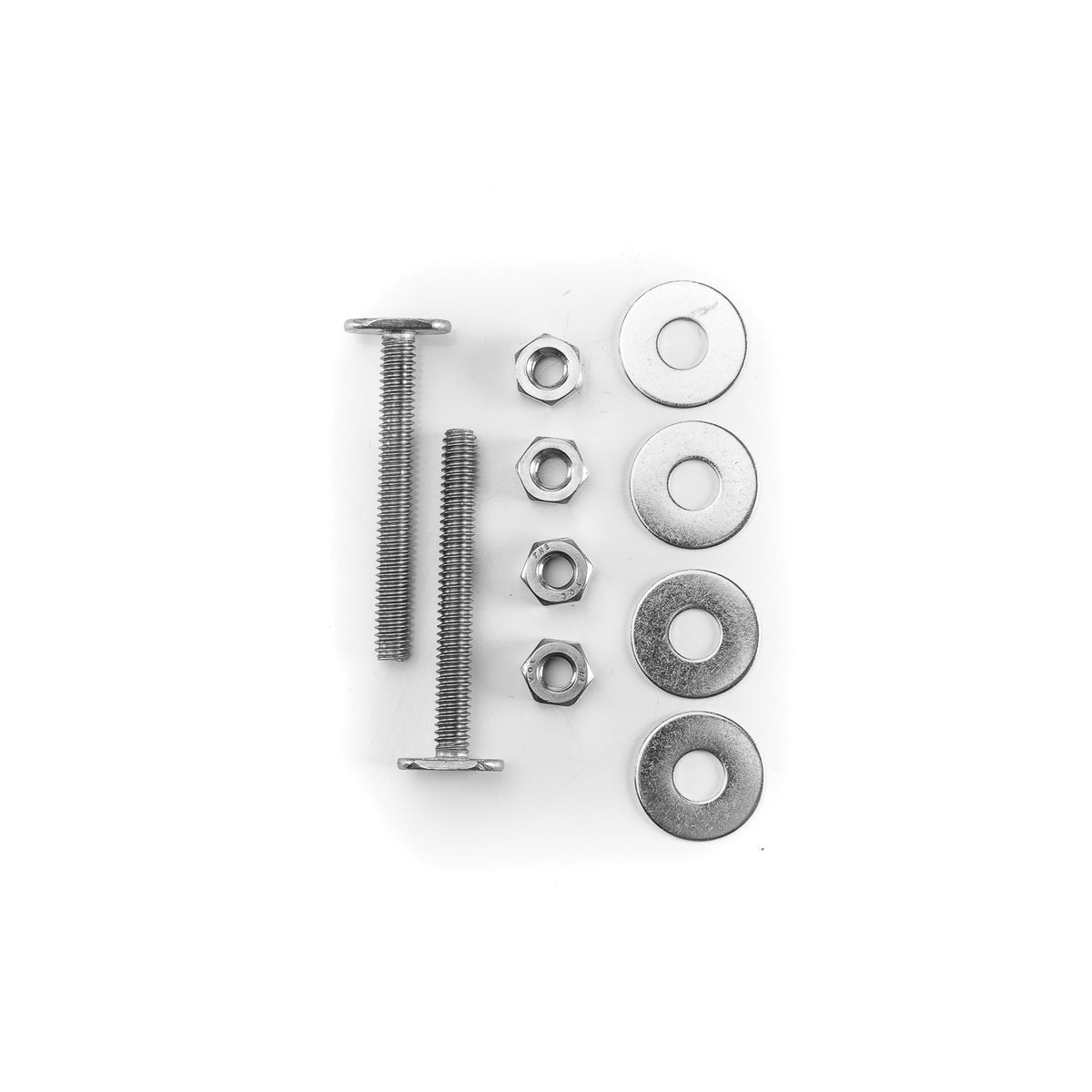 PASCO 28-SS Closet Bolt Set, 1/4 in x 2-1/4 in L Thread, 305 Stainless Steel