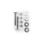 PASCO 28-SS Closet Bolt Set, 1/4 in x 2-1/4 in L Thread, 305 Stainless Steel