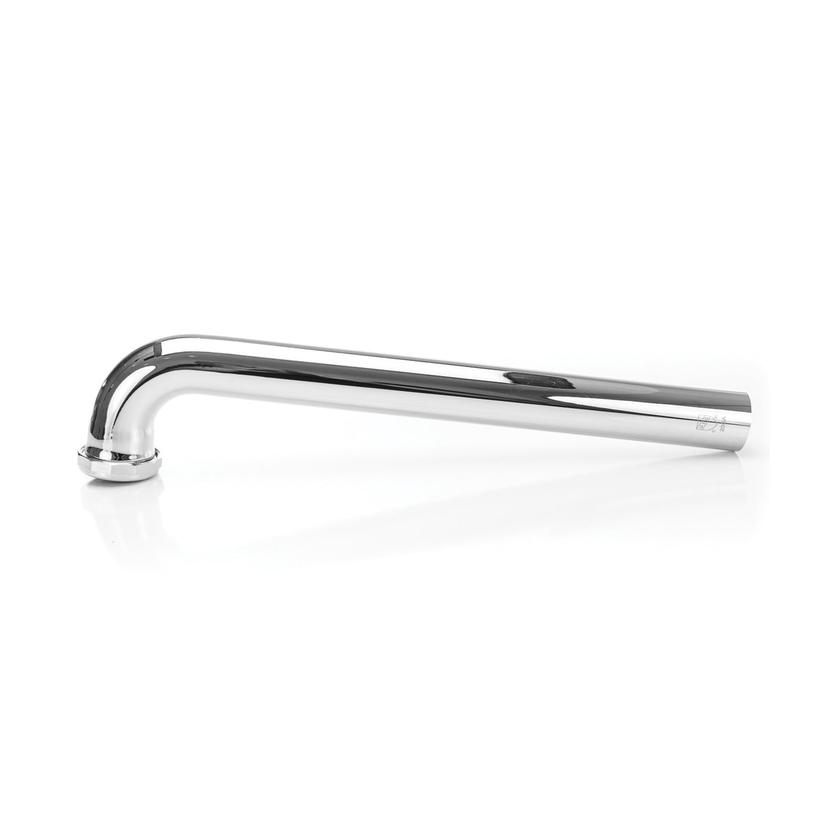 PASCO 34208 Waste Arm With Chrome Plated Die Cast Nuts, 1-1/2 in OD x 15 in L, Slip Joint Connection, 20 ga Brass