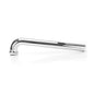 PASCO 34208 Waste Arm With Chrome Plated Die Cast Nuts, 1-1/2 in OD x 15 in L, Slip Joint Connection, 20 ga Brass