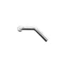 PASCO 35102 Left Short 45 deg Tubular Wall Bend Without P-Trap and Flange, 1-1/2 in Nominal, 17 ga, Brass, Polished Chrome