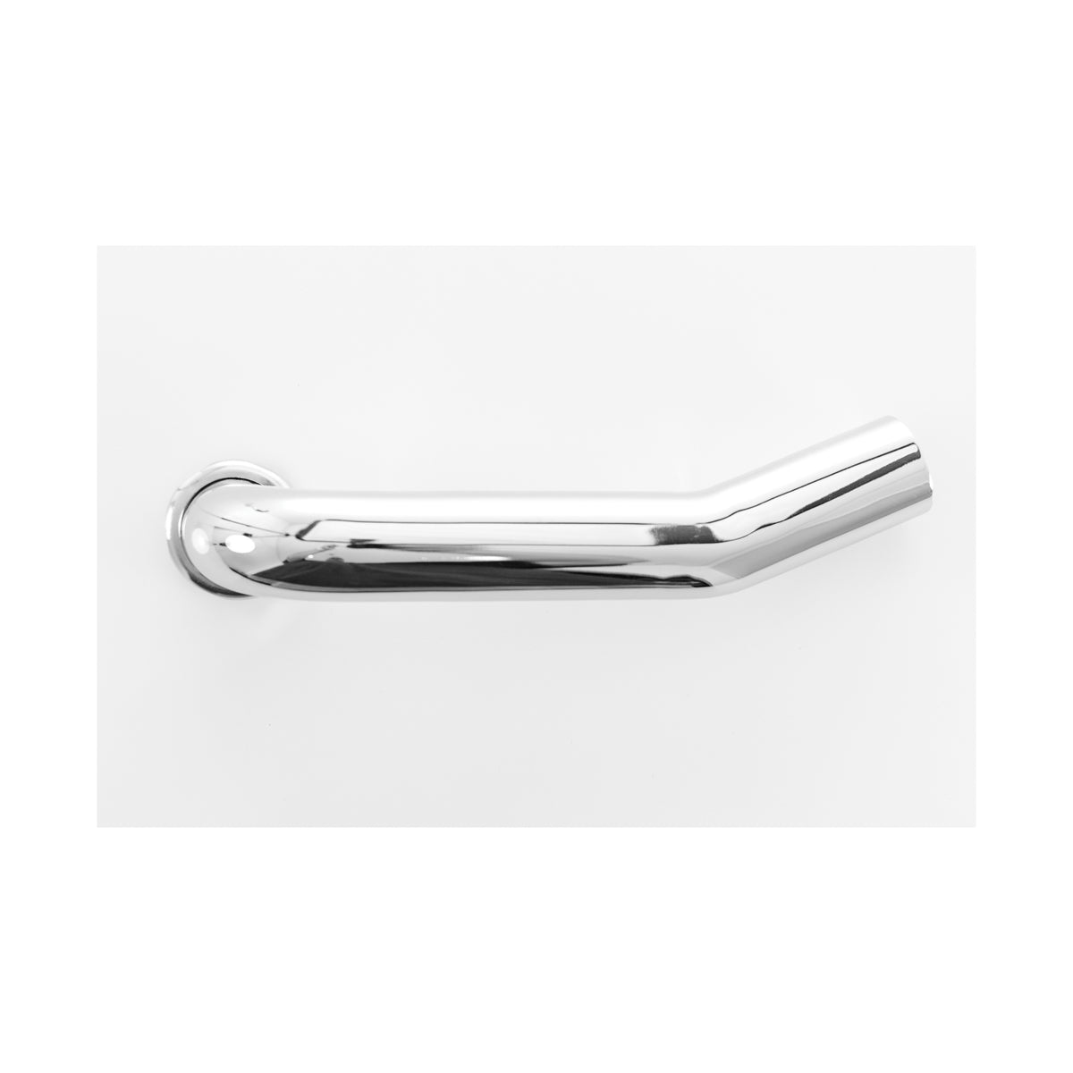 PASCO 35107 Right Long 22 deg Tubular Wall Bend Without P-Trap and Flange, 1-1/2 in Nominal, 17 ga, Brass, Polished Chrome