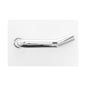 PASCO 35107 Right Long 22 deg Tubular Wall Bend Without P-Trap and Flange, 1-1/2 in Nominal, 17 ga, Brass, Polished Chrome