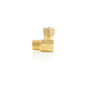PASCO 506 Dishwasher Inlet Elbow, 3/8 in OD x 3/4 in Female Hose Thread, Brass