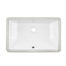 PF 20X15 RECTANGLE UM LAV WH