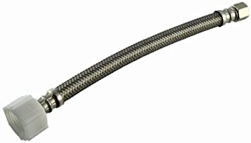 12" BRAIDED STEEL TOILET CONN