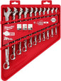 15pc Ratcheting Combination Wrench Set - SAE