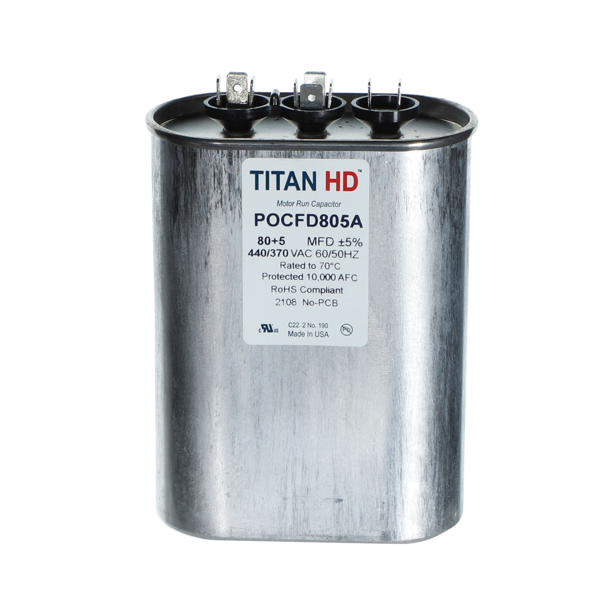 Titan Hd - Capacitor - 440/370 V AC - 805 Mfd