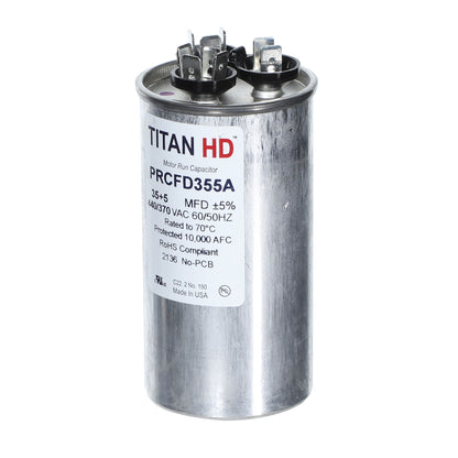 Titan Hd - Capacitor - 370, 440 V AC - 70/5 Uf