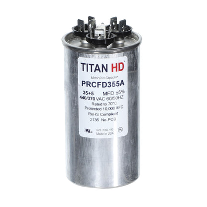 Titan Hd - Capacitor - 370, 440 V AC - 70/5 Uf