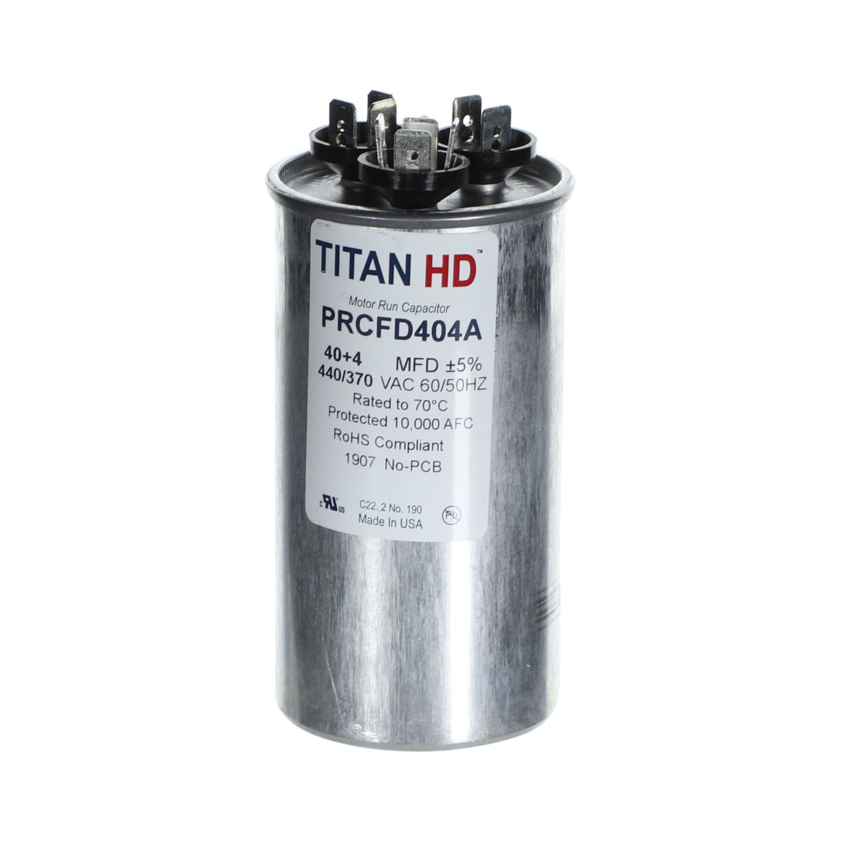 Titan Hd - Capacitor - 440/370 V AC - 404 Mfd