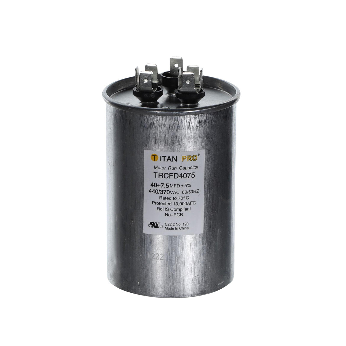 Titan Pro - Dual Capacitor - TRCFD4075