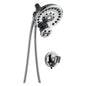 Peerless® 76465D SideKick™ 2-in-1 Shower System, 6-7/16 and 2-5/8 in Dia Shower Head, 2.5 gpm Flow Rate, 84 in L Hose, NPT Connection, Polished Chrome, Import