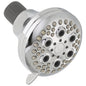 Peerless® 76551C Shower Head, 1.75 gpm Max Flow, 5 Sprays, 3.94 in L x 3.38 in W x 3.38 in H Head, Import
