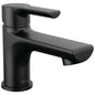 Peerless® P1512LF-BL-M-0.5 Flute™ Single Top Handle Lavatory, 0.5 gpm Flow Rate, 2.63 in H Spout, 1 Handles, Pop-Up Drain, 1 Faucet Holes, Matte Black, Lavatory Function