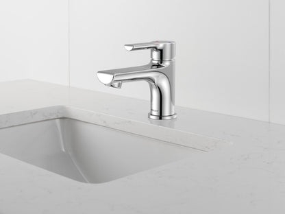 Flute - Single Top Handle Bathroom - Chrome - Deck Mount
