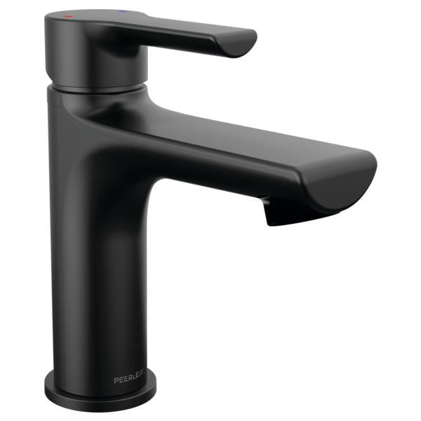 Flute - Single Top Handle Bathroom - Zinc